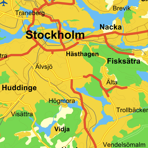 Eniro Karta Stockholm | Karta Mellersta