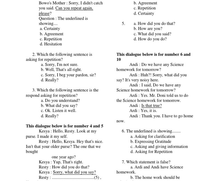 Contoh Soal True False - Pusat Soal