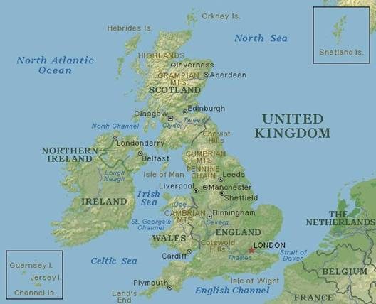 Inglaterra Donde Se Ubica : Mapa De Inglaterra Inglaterra Ws : Los