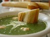 Spinach Soup with Coconut milk and Chicken - Martian Soup by Meeta Entry II