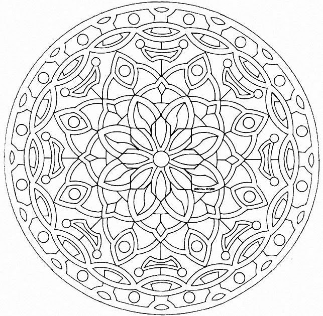 Free Printable Design Colouring Pages For Adults - Draw-Ultra