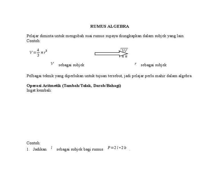 Soalan Algebra Tingkatan 1 Pdf - ling5566