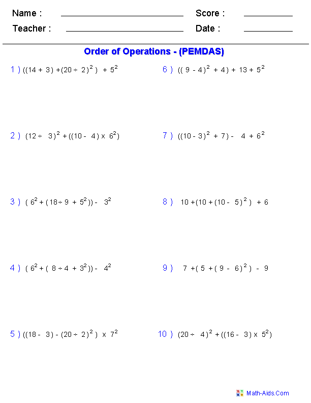 24-math-worksheets-grade-6-pemdas