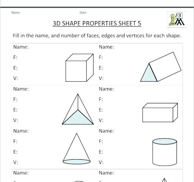 Teach child how to read: Printable Vertices Worksheets For Third Grade