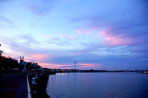 Sunset over the MIssissippi