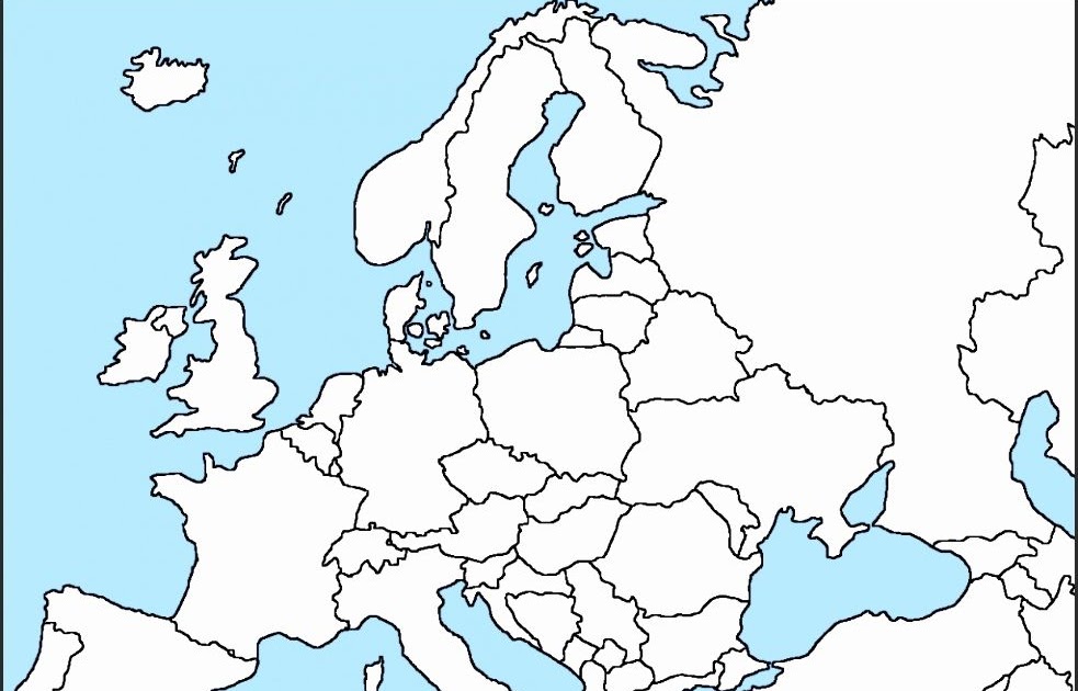 High Resolution Europe Map Black And White Images and Photos finder