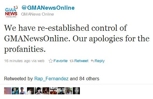 gma hacked