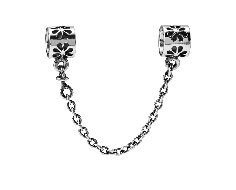 Daisies silver safety chain