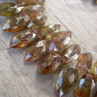Andalusite marquis briolettes