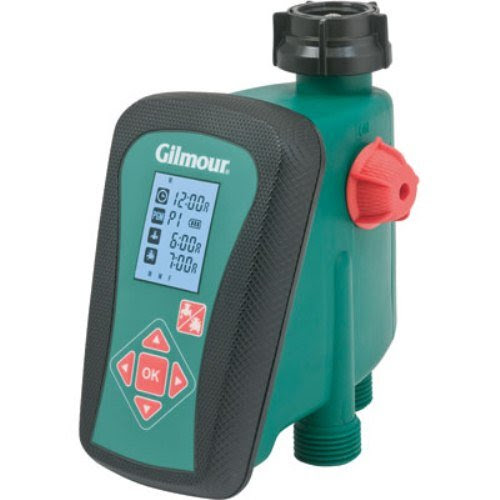 Water Timer: Gilmour 9600 Dual Hose 8-Cycle Digital Water Timer