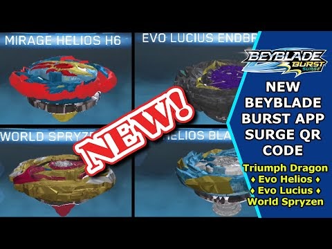 cyclonmaster: NEW BEYBLADE BURST SURGE QR CODES | TRIUMPH DRAGON | EVO