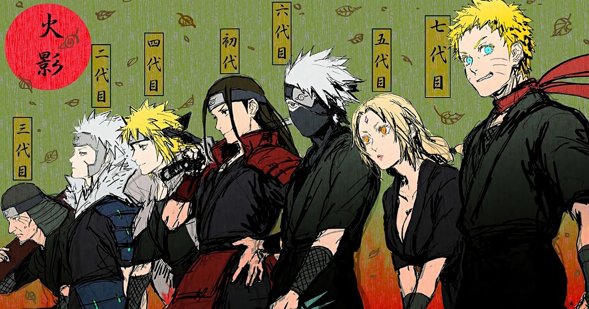 Naruto All Hokage Wallpaper