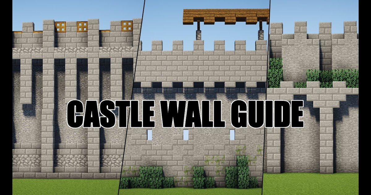Minecraft Castle Wall Designs