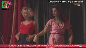 Luciana Abreu sensual na novela Terra Brava
