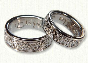 Celtic Triangle Knot Wedding Rings by deSignet best Celtic Triangle Knot Wedding Rings by deSignet best