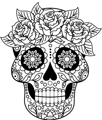 annette lux  free coloring pages coloring pages skulls