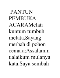 Contoh Pantun Penutup Pidato Lucu Contoh Soal Dan Materi Pelajaran 3