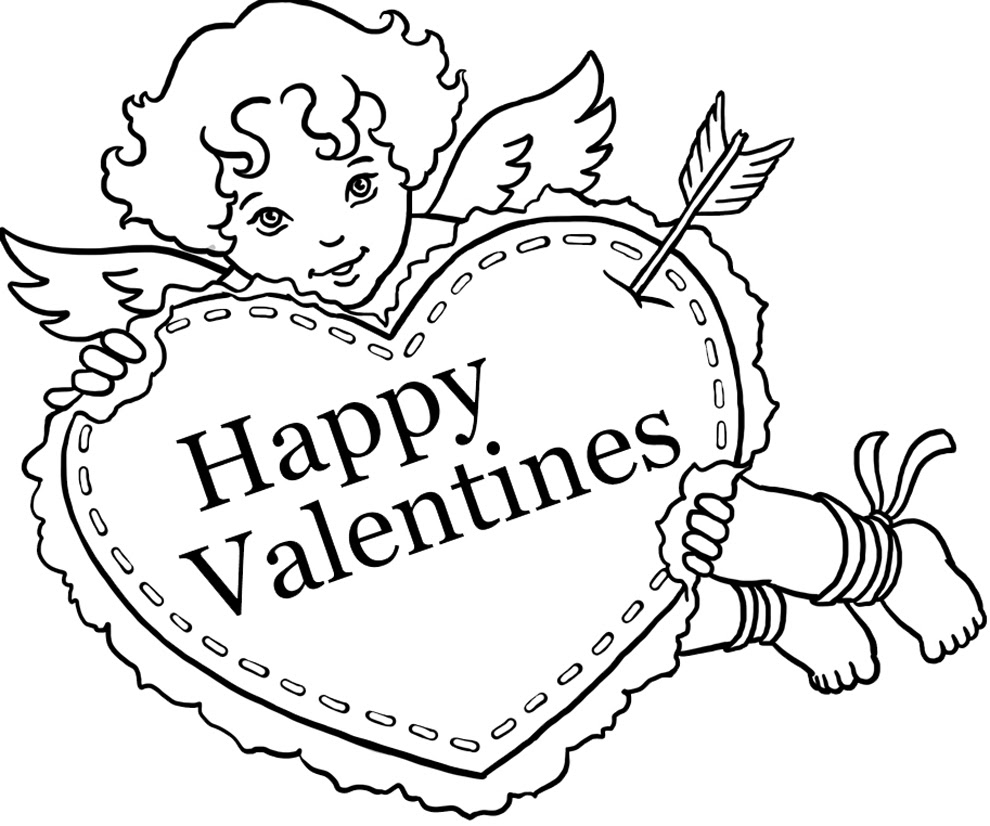 Disegni Di San Valentino Stampae Colorare