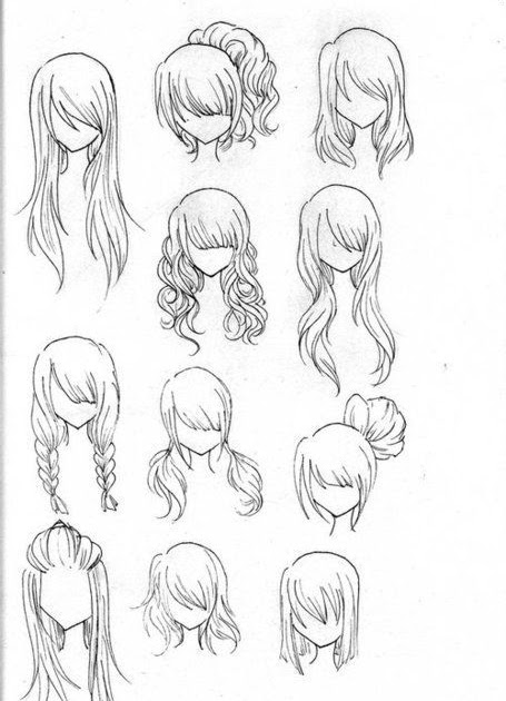 Hairstyle Bangs Drawing