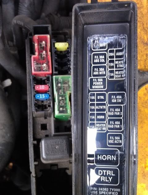 2004 Nissan Altima Fuse Box Diagram - 2003 Nissan Altima Fuse Box