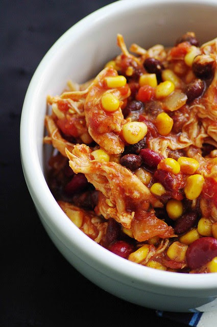 Slow Cooker Chicken Taco Chili Chicken Chili | college cooking