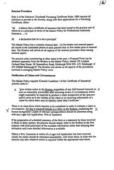 Master Policy for Professional Indemnity Insurance 2