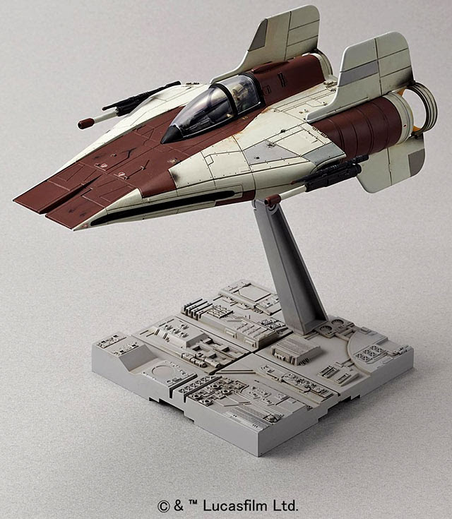 1/72 A-Wing  Star Fighter English Color Guide