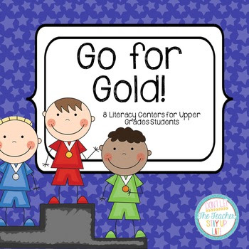 Gold Medal Olympics Literacy Centers - Comprehension and W