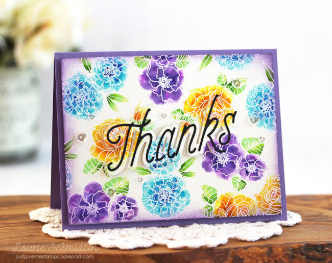 Year of Flowers - Thanks by Laurie Schmidlin
