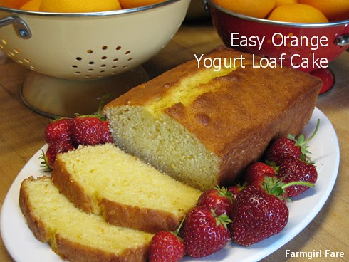 Easy orange yogurt loaf cake recipe - FarmgirlFare.com