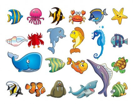 8800 Gambar Ilustrasi Binatang Laut Gratis