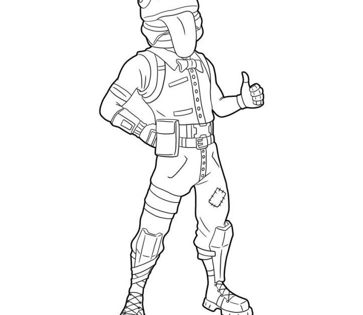 Poised Playmaker Fortnite Coloring Pages - Coloring Pages Ideas