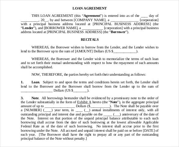 [download 21+] Business Loan Agreement Template Singapore