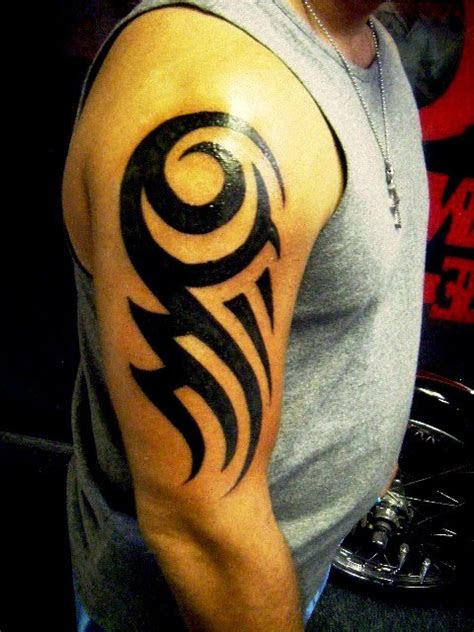 Tribal Tattoos Around Bicep - All About Tatoos Ideas