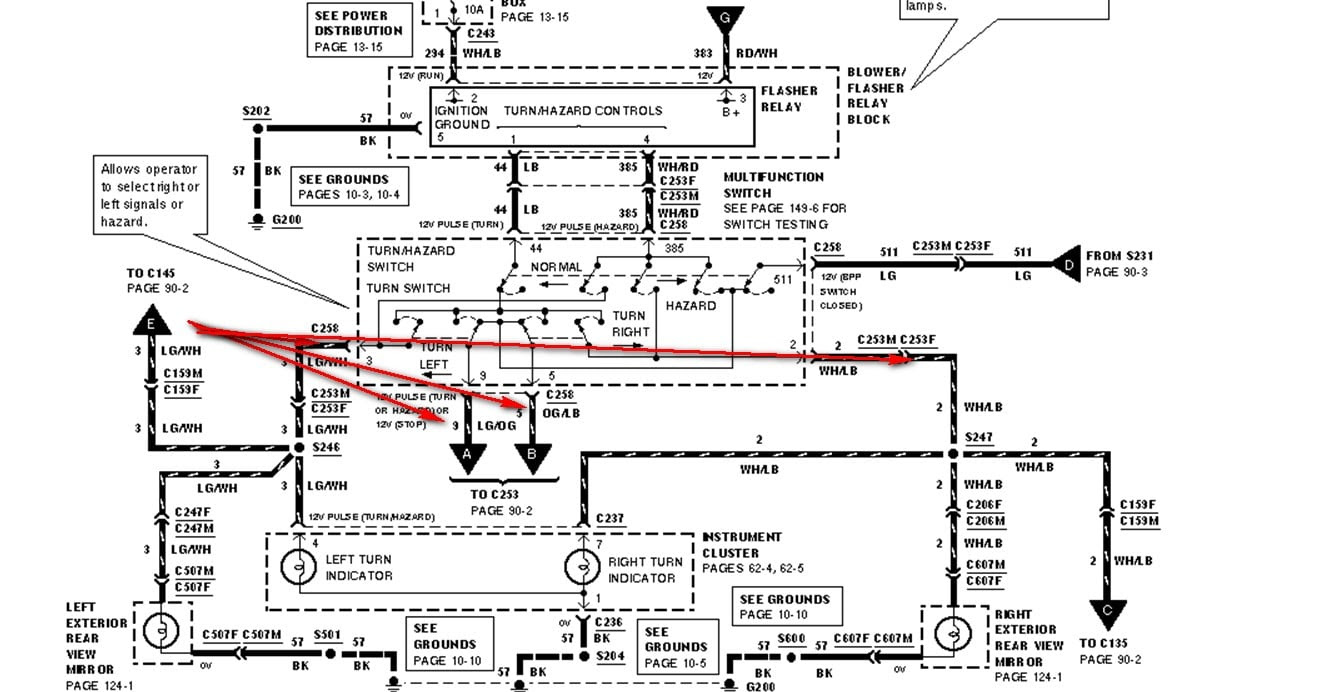 1999 Ford F 150 Turn Signal Wiring Diagram