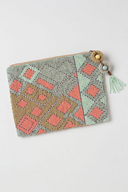 Anthropologie { Gift of the Day } | Beaded Pouches - Behind The ...