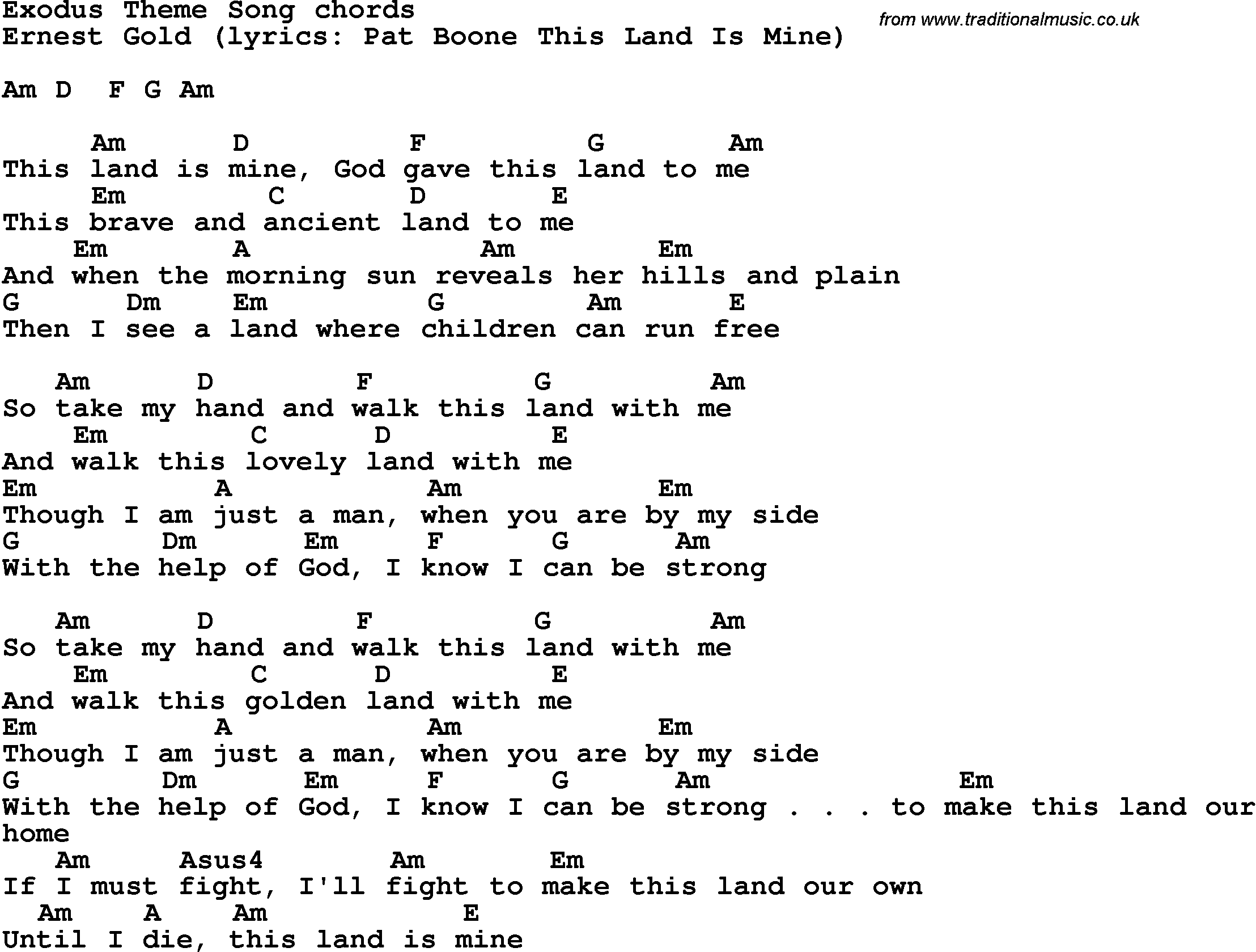 Team america theme song lyrics