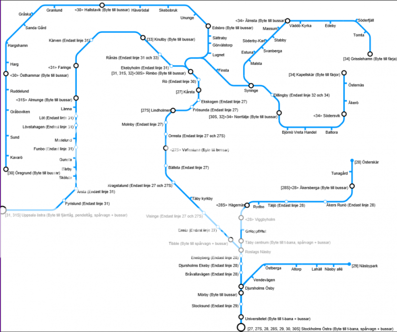 Roslagsbanan Karta | Karta