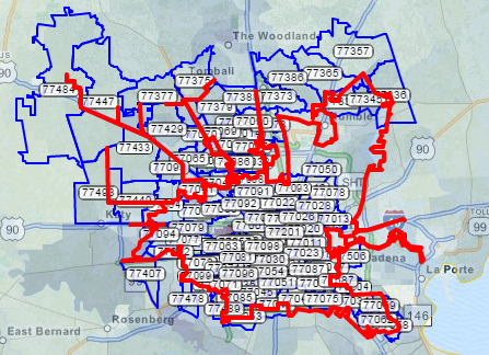 Houston City Limits Map