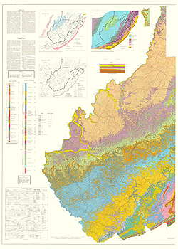 Geologic Map Of West Virginia  Draw A Topographic Map