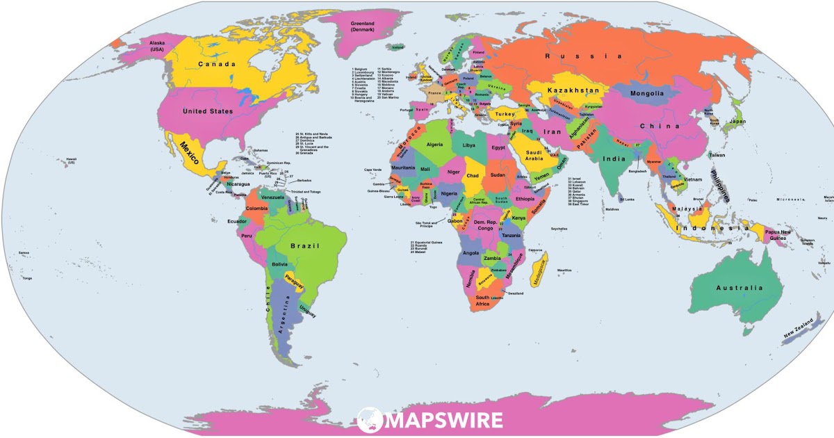 Political World Map - World Maps