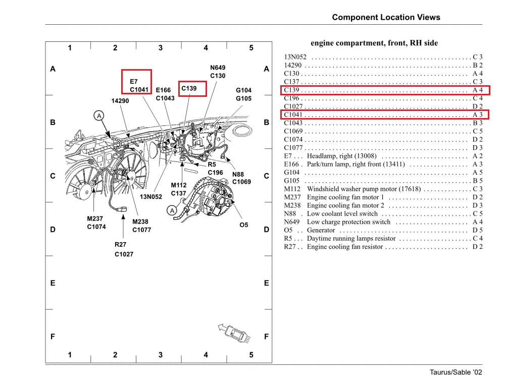 Wiring Diagram PDF: 2003 Ford Taurus Ground Wire Diagram