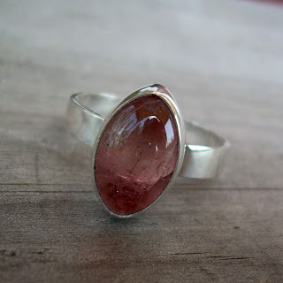 pink tourmaline ring