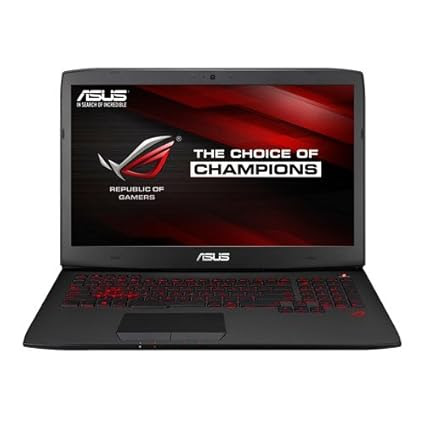 ASUS G751JL-T3024P 17.3-inch ROG-Series Touchscreen Gaming Laptop (Core i7-4720HQ/24GB/1TB/Win 8.1/2GB Graphics), Black