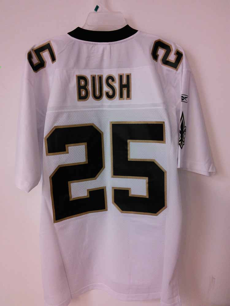Reebok Premier NFL Jersey Saints Reggie Bush White sz L eBay Reebok Premier NFL Jersey Saints Reggie Bush White sz L eBay