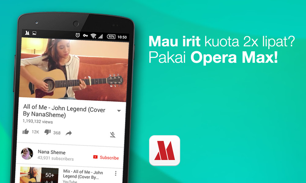 Kuota irit 2x lipat untuk nonton video lebih banyak!