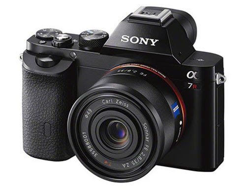 Sony a7r full frame mirrorless cameras