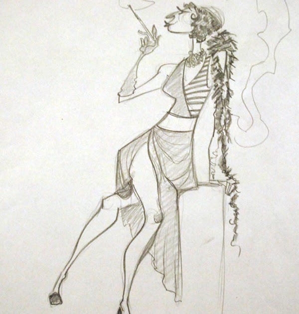 costumed figure drawing