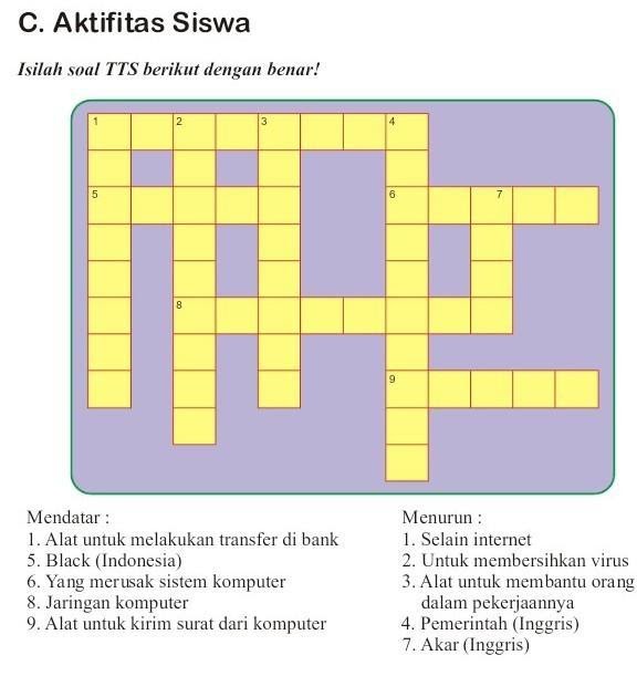 Senang Bhs Inggris Jawaban Tts