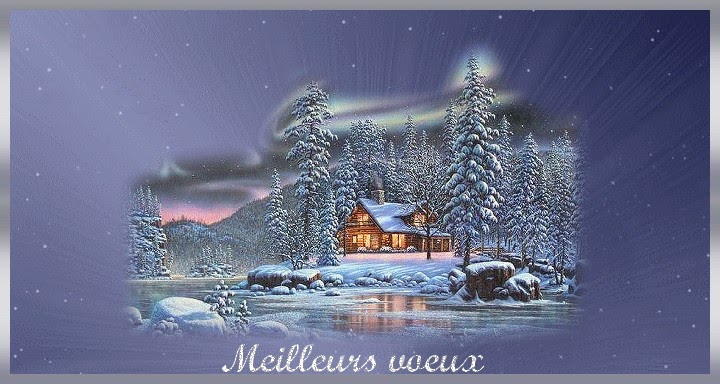 Nature Scenery: Carte De Voeux Paysage De Noel